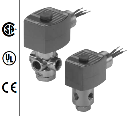 8320系列ASCO兩位三通直動式電磁閥